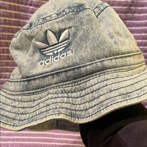 Adidas Light Blue Denim Bucket Hat